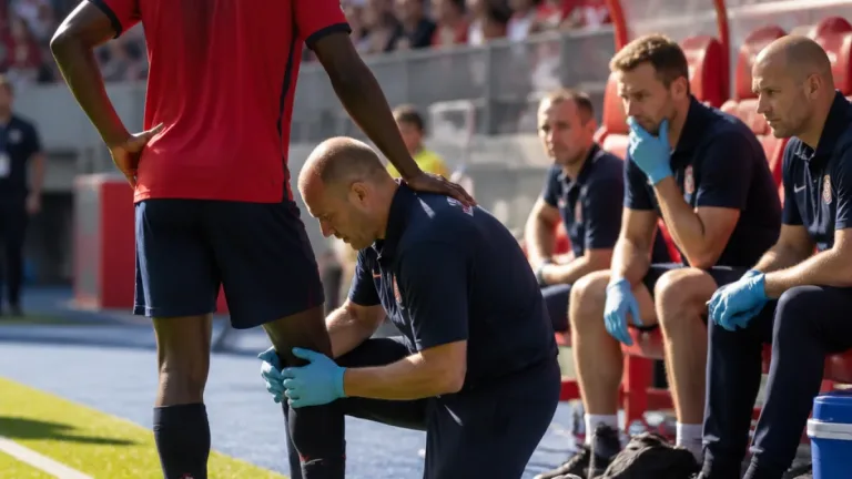 Lille : Giroud touché au genou lors du nul face à Everton, inquiétude à une semaine de la reprise