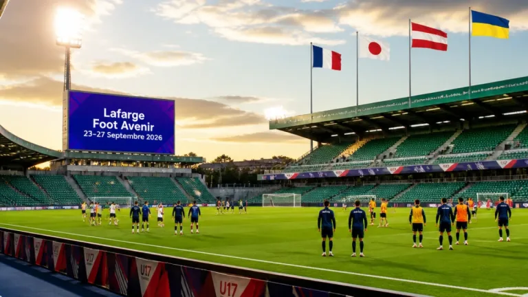 Limoges : le tournoi Lafarge Foot Avenir 2026 réunit France, Japon, Autriche et Ukraine à Beaublanc