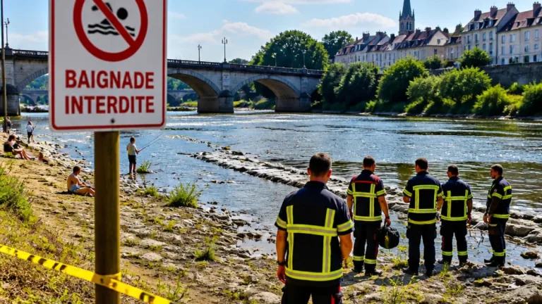 Loire à Nevers : prudence accrue autour du radier, la baignade reste interdite
