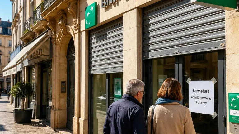Mâcon : BNP Paribas ferme son agence historique du centre-ville et transfère l’activité à Charnay