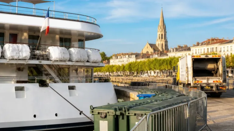 Mâcon : les bateaux de croisière ne déposent plus leurs poubelles en ville depuis plusieurs mois