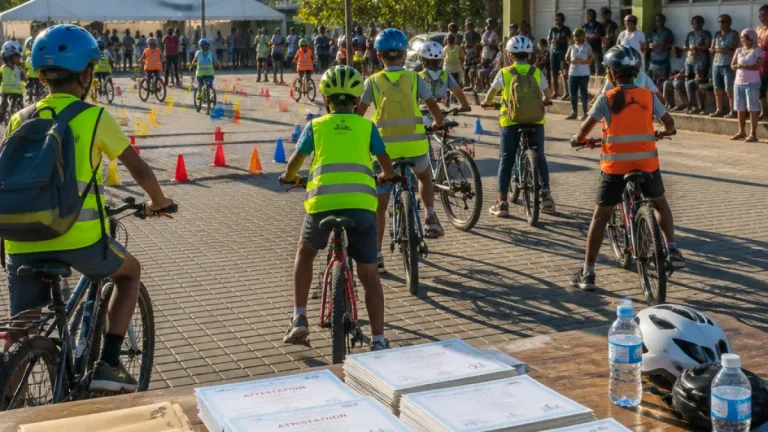 Mamoudzou : 110 jeunes formés au programme « Savoir Rouler À Vélo », 77 attestations délivrées