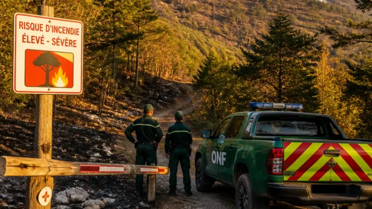 Massif vosgien : multiplication des départs de feu, les autorités placent le Bas‑Rhin en alerte élevée‑sévère