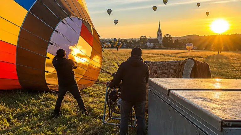 Maxence Coly, 24 ans, vise le podium au championnat de France de montgolfière