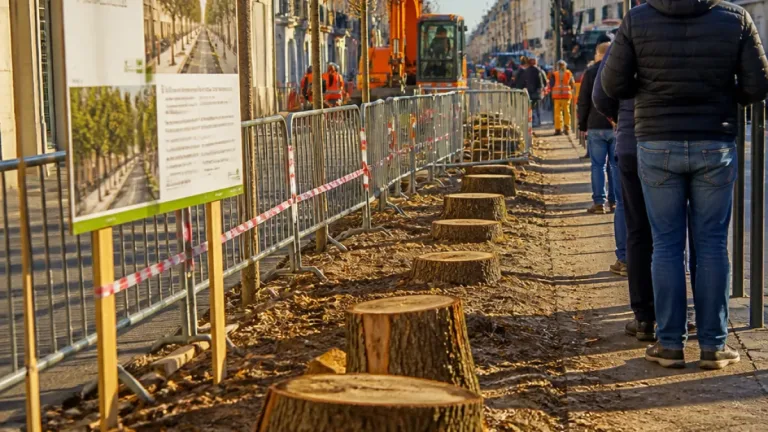 Melun : 93 tilleuls abattus sur l’avenue Thiers, réactions et enjeux autour du Tzen 2