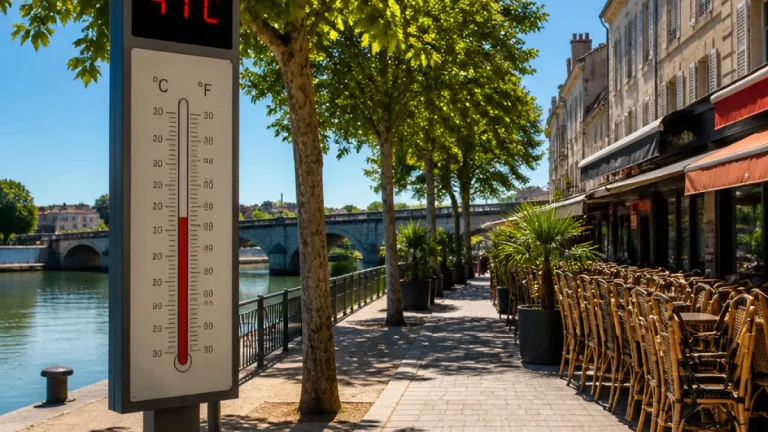 Melun : forte chaleur attendue vendredi 14 août, pic autour de 41 °C