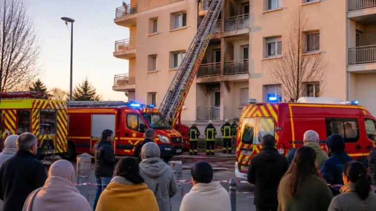 Melun : une jeune femme décède, un homme dans un état critique après un feu d’appartement