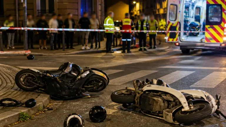 Montauban : deux blessés après une collision frontale entre deux scooters, un jeune évacué à Rangueil