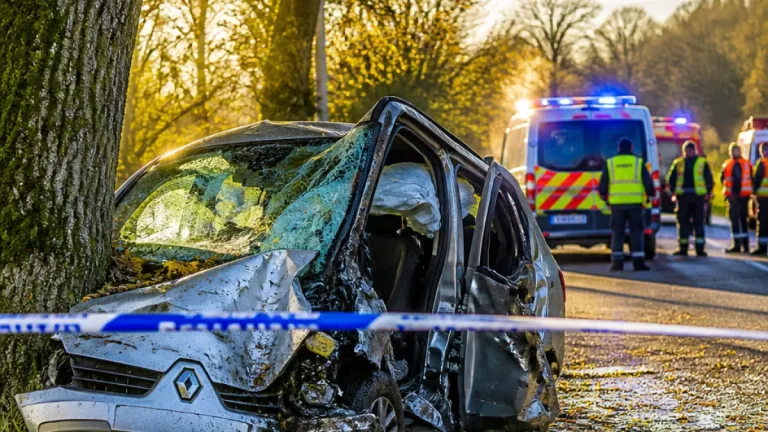 Montlieu‑la‑Garde : un homme tué et deux blessés graves après une sortie de route matinale