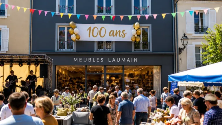 Moulins : Meubles Laumain (Moulins-Engilbert) fête ses 100 ans et dynamise le commerce local