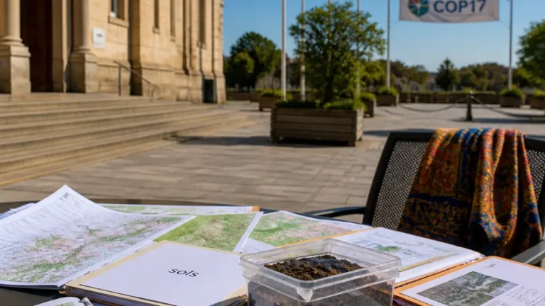 Moulins : retour de la COP17, l’élu de l’Allier alerte sur la dégradation des sols et mise sur les actions locales