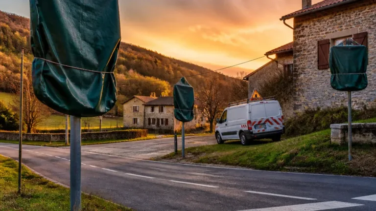 Mystère à Saint-Michel-de-Chabrillanoux : plusieurs panneaux routiers ont été recouverts, l'enquête ouverte