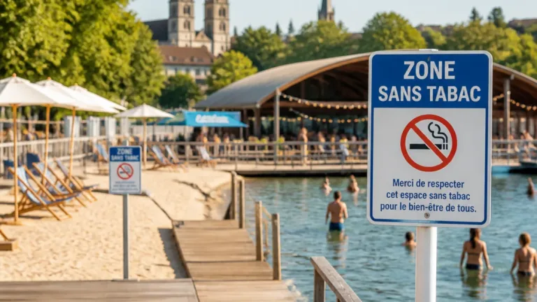 Nancy étend l’interdiction de fumer à de nouveaux espaces de la plage des Deux Rives