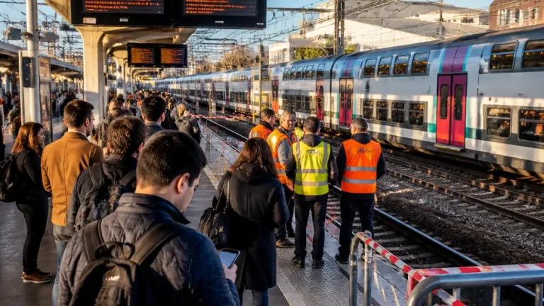 Nanterre : interruption et fortes perturbations sur le RER A après un incident à Nanterre‑Préfecture