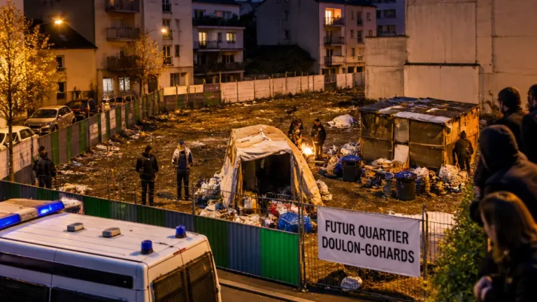 Nantes : la menace d'expulsions pèse sur deux bidonvilles du futur quartier Doulon‑Gohards