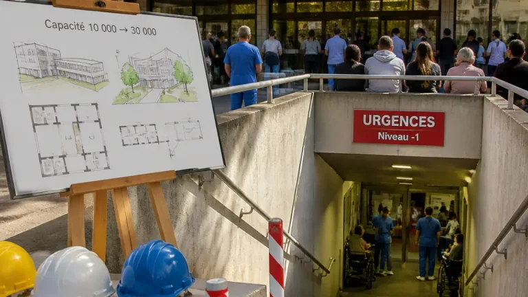Nevers : la ministre de la Santé visite les urgences, pointé leur sous‑dimensionnement