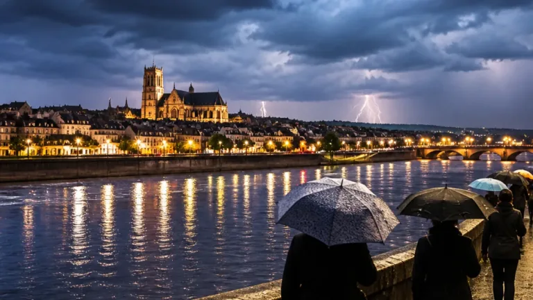 Orages attendus dans la Nièvre : vigilance jaune de 16 h à minuit lundi 24 août