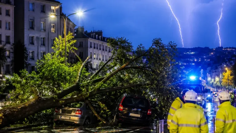 Orages violents : plus de 3 000 éclairs en Auvergne-Rhône-Alpes, des dégâts localisés à Lyon et Saint-Étienne