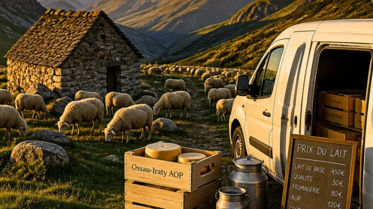 Ossau‑Iraty : l’AOP basque entre reconversion, fragilité et tensions sur le prix du lait