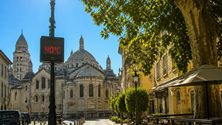 Périgueux : vigilance chaleur — jusqu'à 40 °C annoncés jeudi 13 août