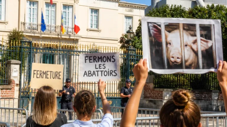 Perpignan : le Parti animaliste réclame la fermeture de l’abattoir après les vidéos de L214