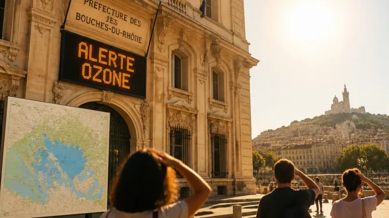 Pic d’ozone dans les Bouches‑du‑Rhône : la préfecture déclenche la procédure d’alerte