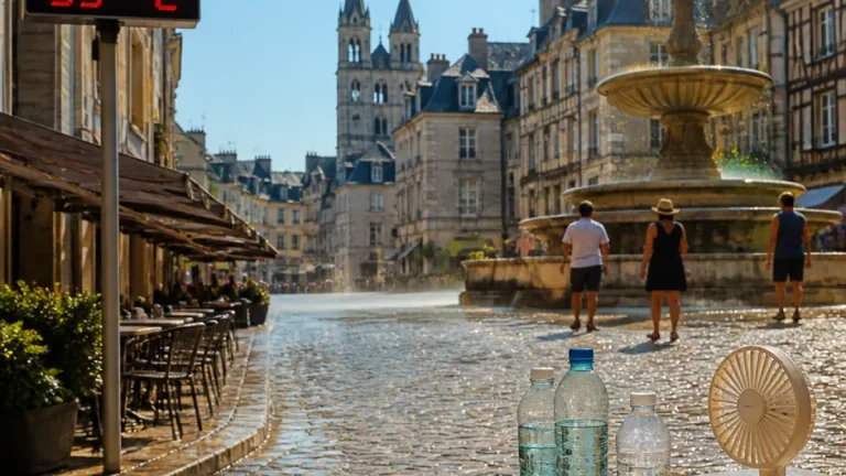 Poitiers sous une chaleur persistante : jusqu’à 39 °C annoncés le 12 août