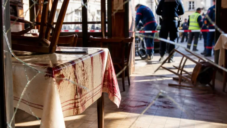 Poitiers : un homme sans domicile fixe blesse sa gorge dans un restaurant, l'établissement endommagé