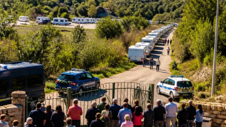 Poulx : une tentative d'installation de 40 caravanes empêchée en raison du risque d'incendie