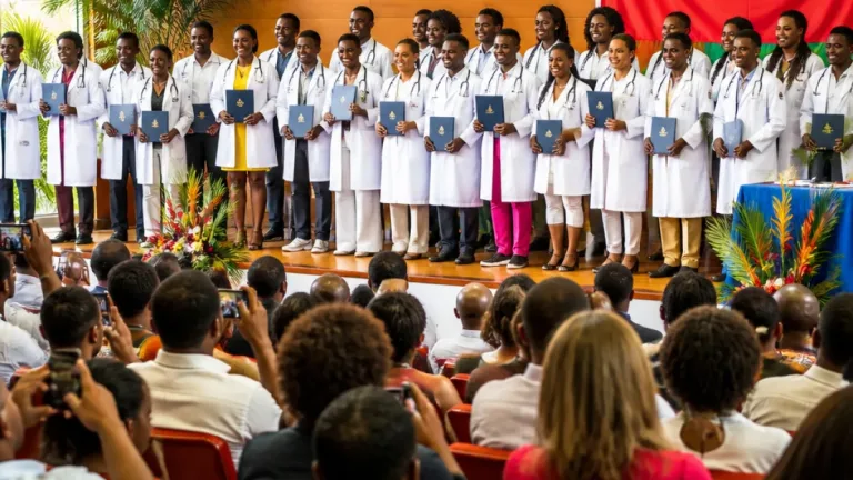 Première promotion formée entièrement aux Antilles : une trentaine de médecins diplômés à l’Université des Antilles
