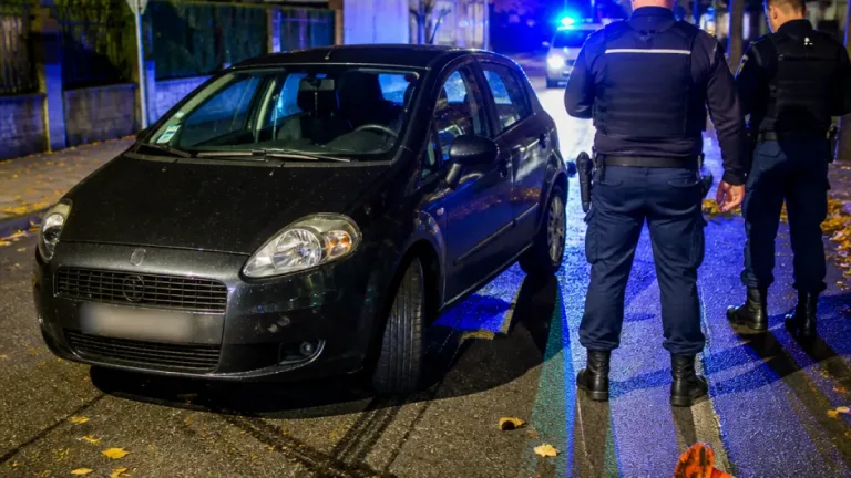 Près de Dieppe, un rodéo urbain met fin à une nuit : conducteur ivre, positif au THC, sans permis ni assurance