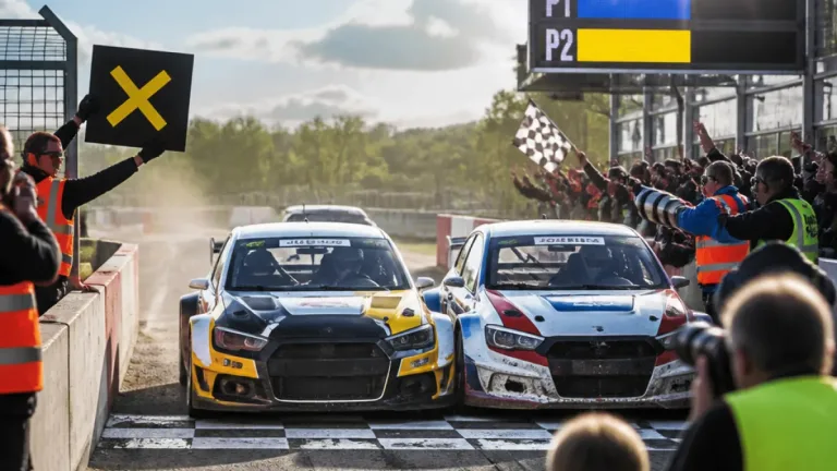 Rallycross à Mayenne : victoire renversée après l'oubli du tour joker en Supercar