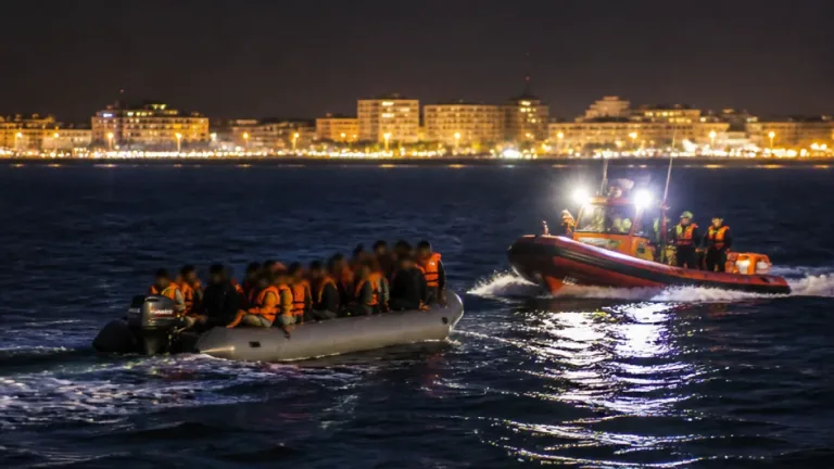 Record : 230 migrants transportés sur un seul canot lors d’une traversée de la Manche