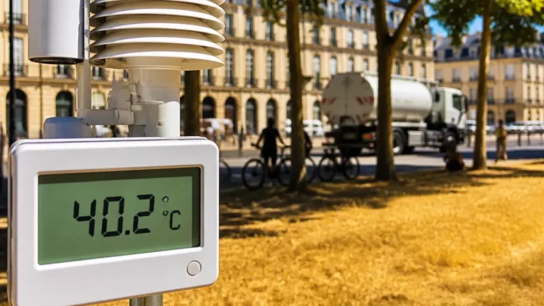 Rennes : nouveau record de chaleur en août, le thermomètre a grimpé à 40,2 °C