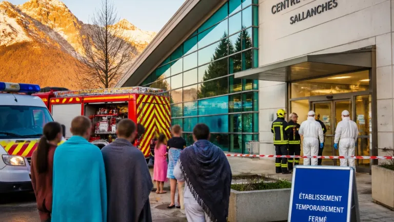 Sallanches : évacuation du centre aquatique après une forte odeur de chlore, 107 personnes mises à l'abri