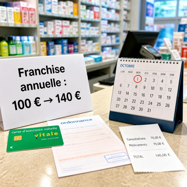 Franchises médicales : le plafond annuel passe à 140 € dès le 1er octobre