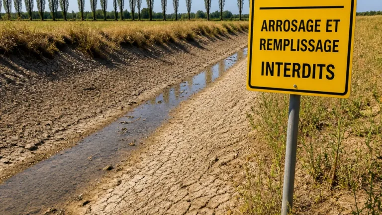 Sécheresse dans le Bas‑Rhin : de nouvelles nappes placées en « crise », les usages de l’eau sévèrement restreints