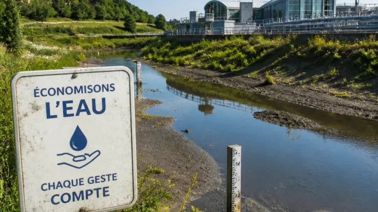 Sécheresse dans le Calvados : la production d’eau potable à Caen-la‑Mer maintenue, mais sous tension