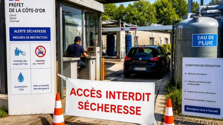 Sécheresse en Côte-d'Or : la préfecture limite l'accès aux pistes de lavage automobile