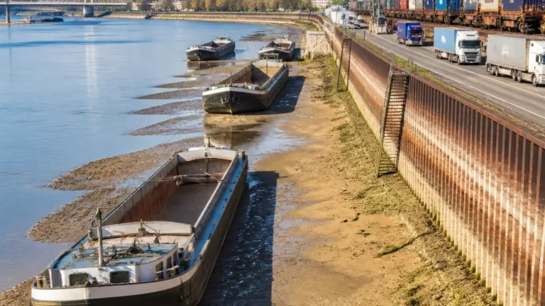 Sécheresse historique du Rhin : les entreprises alsaciennes confrontées à une perturbation durable du fret fluvial