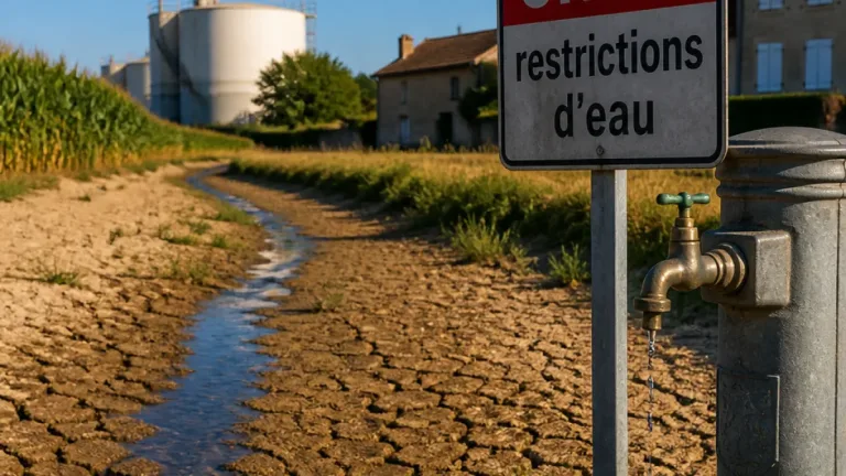 Sécheresse : la moitié ouest du Calvados placée en « crise », l’eau potable menacée