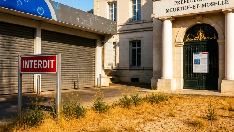 Sécheresse : la préfecture de Meurthe‑et‑Moselle interdit le lavage des voitures et renforce les restrictions