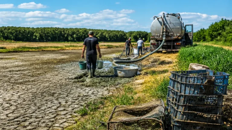 Sécheresse : le marais de Juigné (Montreuil-Juigné) placé sous haute surveillance après le sauvetage de poissons