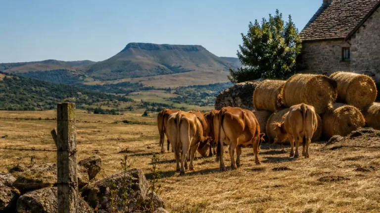 Sécheresse : les règles de production du Cantal assouplies pour préserver les troupeaux et le lait AOP