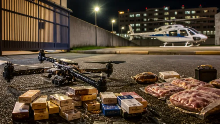 Strasbourg : deux jeunes condamnés après des livraisons de drones vers la prison, vols héliportés d’urgence perturbés