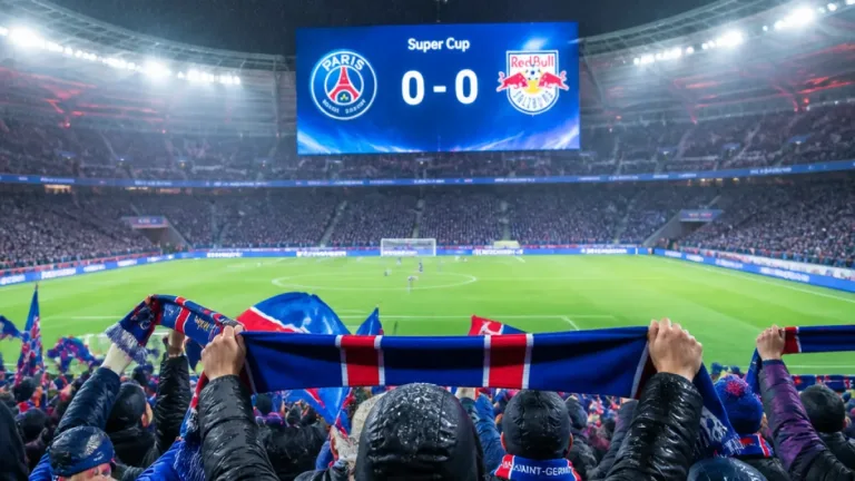Supercoupe d'Europe : le Paris‑SG face à Aston Villa, réveil attendu des Parisiens