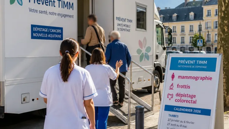 Tarbes : le camion Prévent TIMM déployé en 2026 pour faciliter les dépistages du cancer