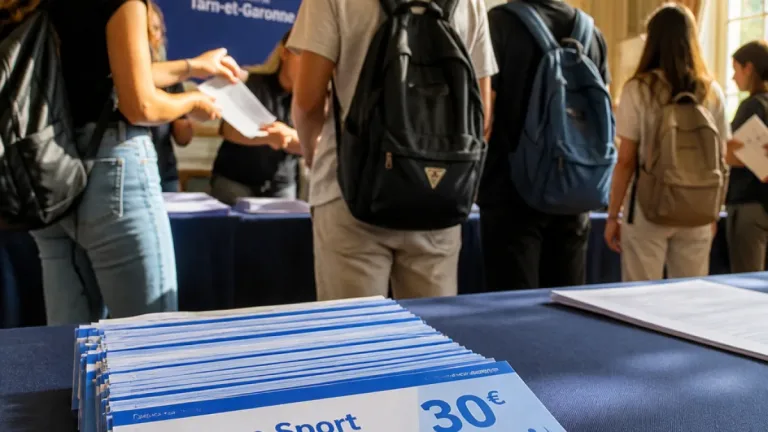 Tarn‑et‑Garonne : le Département reconduit les « Chèques sport » pour les collégiens