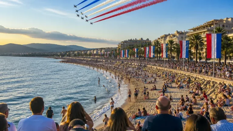 Toulon : la Patrouille de France électrise les plages du Mourillon le 15 août
