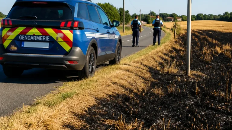 Trois gardes à vue en Marmandais après des brûlages interdits en période de sécheresse